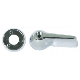 Inner cab door handle/escutcheon set 4 pieces T2 66-67 Chrom